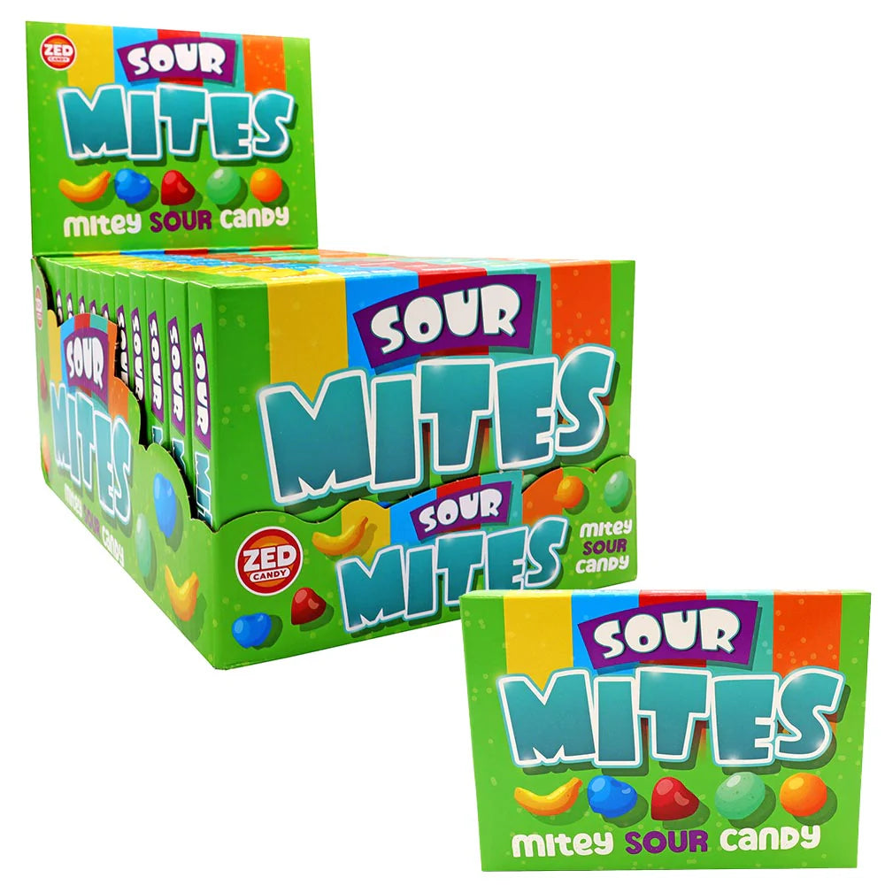Zed Sour Mites Pocket Box 24x50 g – bomboane acre