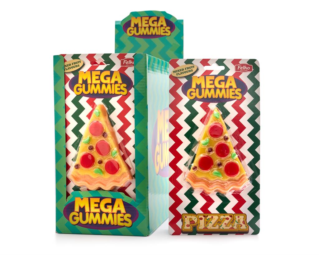 Mega Gummies Felie de Pizza 24x120 g