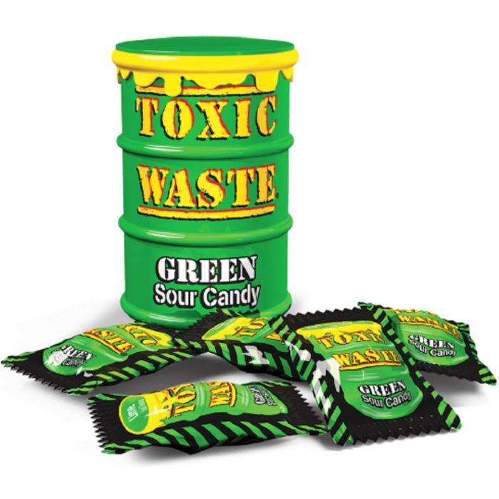 Bomboane „Toxic Waste” – Green Drum 12x42g
