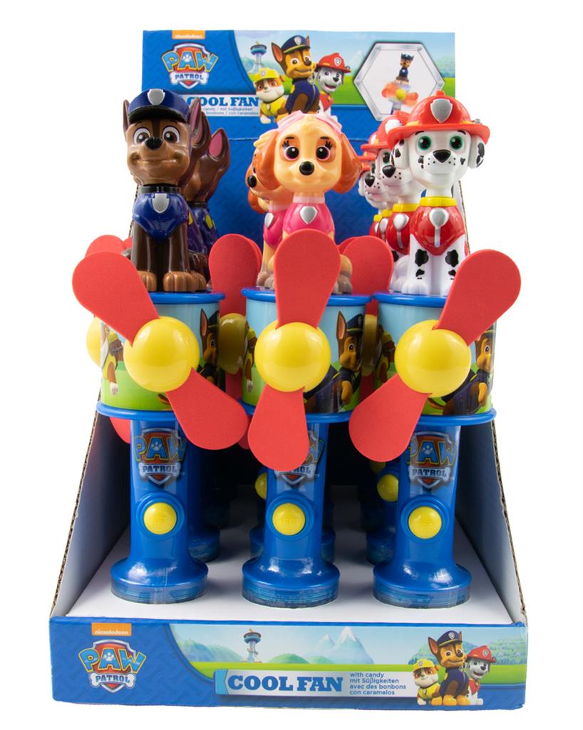 Ventilator „Paw Patrol” cu bomboane 12 buc