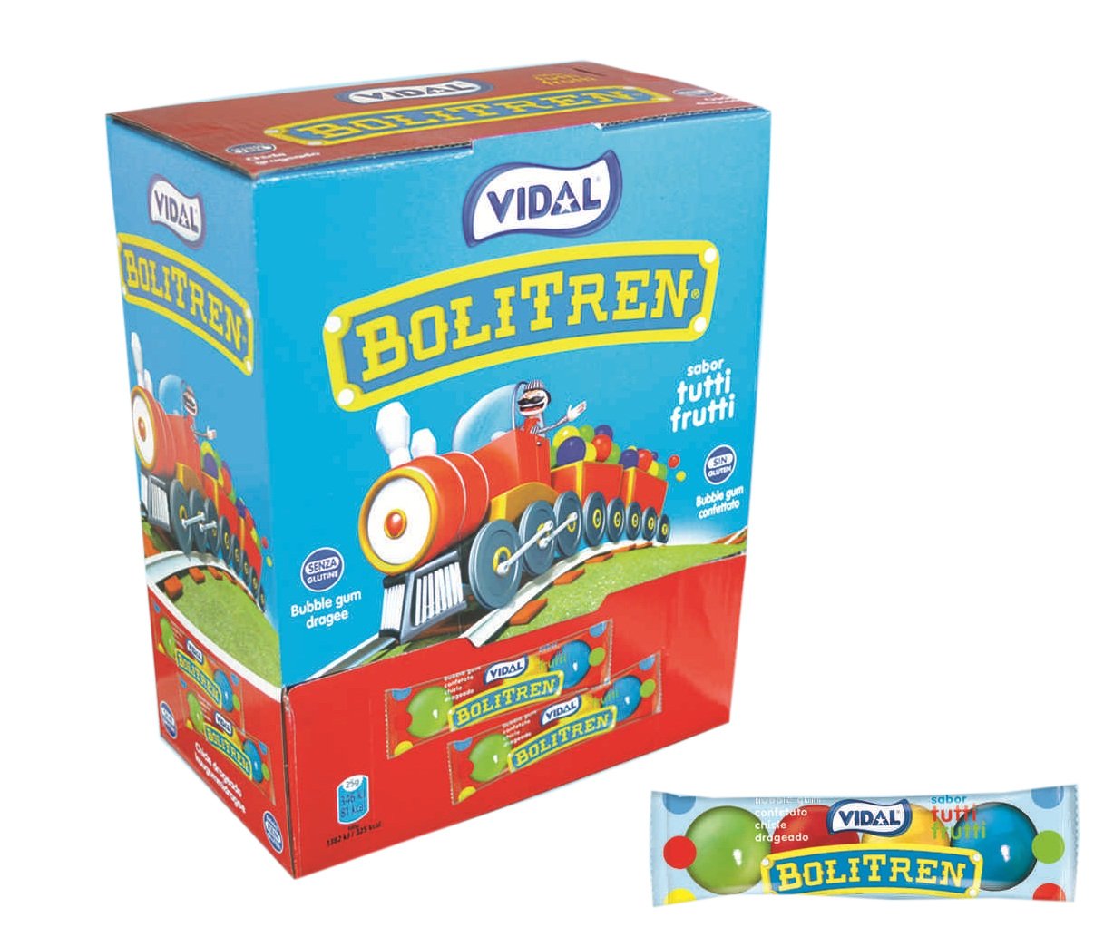 Vidal Bomboane „Tutti Frutti Bolitren” 200x7 g