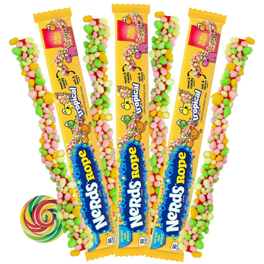 Nerds Ropes – Mix Exotic de Fructe,24x  26 g