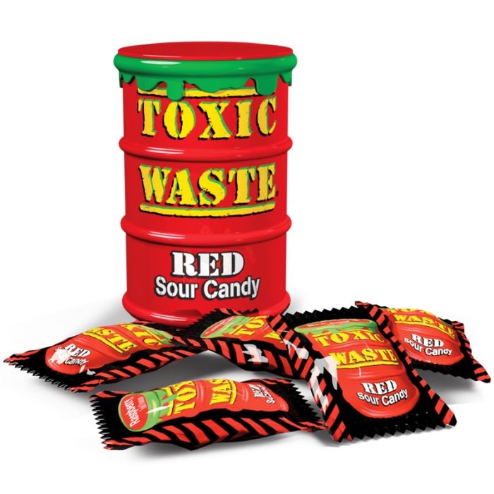 Bomboane „Toxic Waste” – Red Drum 12x42g