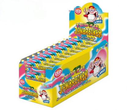 Zed Bomboane Jawbreaker cu aroma tropicală (4 bile) x44 bucati