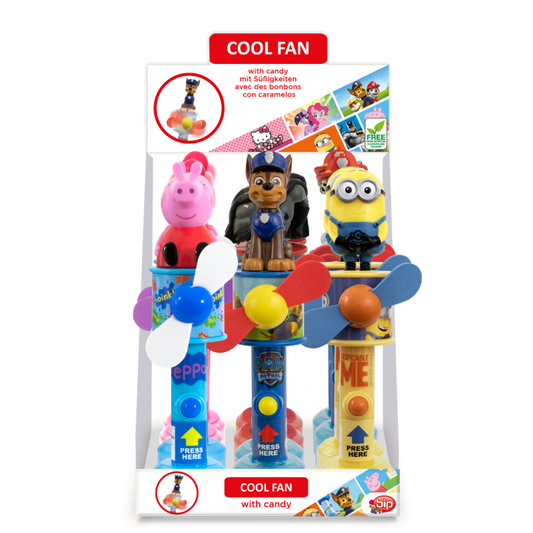 Ventilator „Licence Mix” cu bomboane 12 buc