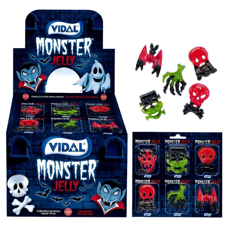 Vidal Monster Jelly – 66 mini jeleuri 11 g fiecare