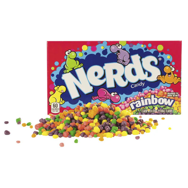 Nerds Rainbow – Bomboane Asortate în Cutie,12x 141 g